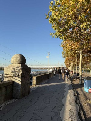 EIN PURZELBAUM ZUM RHEIN - schöne Altbauwohnung in ruhiger Altstadtlage zur Kapitalanlage