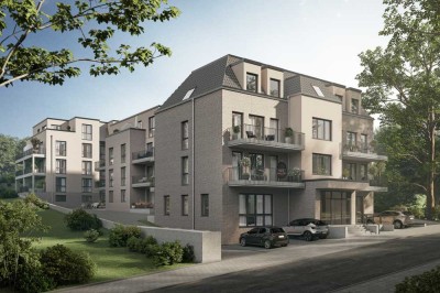 bereits über 30 % verkauft - Attraktive Neubauwohnung, 4 Zimmer, ca. 92 m² und 2 Balkone, Tiefgarage