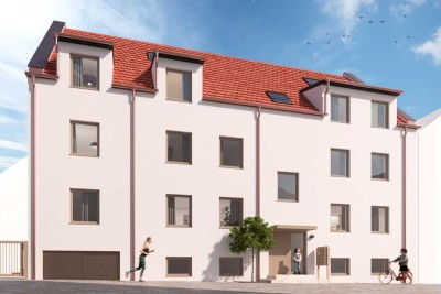 Helle 2,5-Zimmer Maisonettewohnung mit Balkon und Küche in Pfaffenhofen an der Ilm