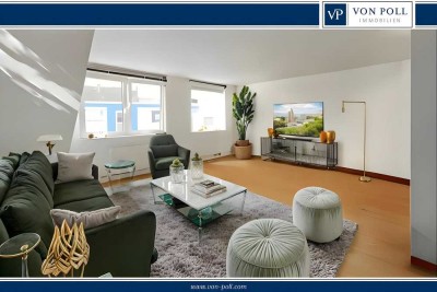 Duissern: Moderne & möblierte 2-Zimmer-ETW mit Parkett, Energieeffizienzklasse C & Top-Lage