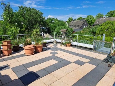 NEUER PREIS: Große Doppelhaushälfte, Dachterrasse und Zaubergarten in Hervest-Dorsten