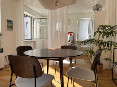 Möblierte, helle, geräumige und vollständig renovierte 1-Zimmer-Wohnung zur Miete in Nürnberg/Lorenz