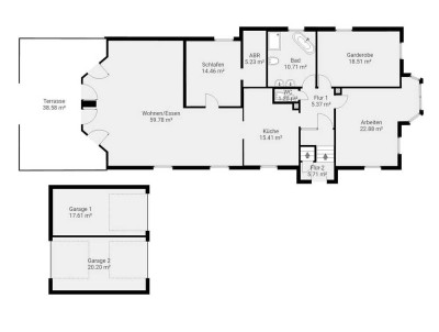 WRS Immobilien - Babenhausen - Großer Garten mit Zweifamilienhaus + Doppelgarage - ruhige Lage