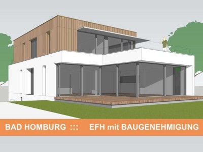 BAD HOMBURGER BESTLAGE   :::   NEUBAU mit BAUGENEHMIGUNG oder UMBAU?