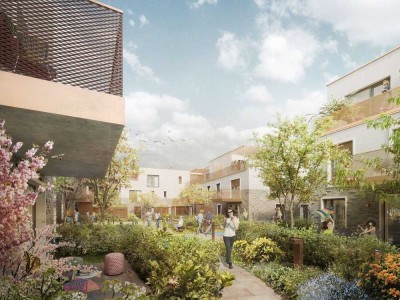 Sonne genießen mit großer Dachterrasse:  2 Zimmer in Westausrichtung