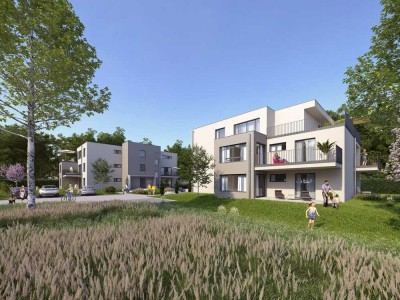 Erstbezug-Neubau!!  2-Zimmerwohnung in ruhiger Lage mit Gartenanteil