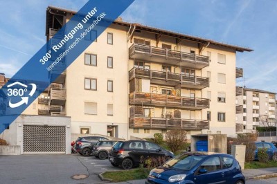 Pfiffiges 1-Zimmer-Appartement mit separater Küche und Balkon in Passau-Grubweg