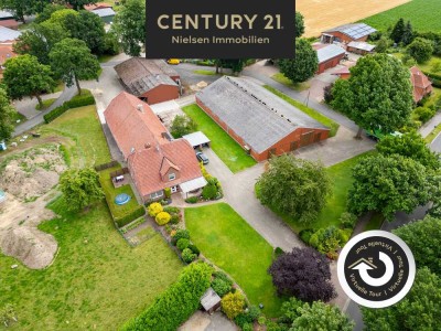 Wunscherfüller für jeden. XL-Einfamilienhaus mit XL Diele, Ställen und opt. Pachtland