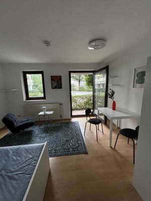 Modernes  möbliertes 1-Zimmer-Apartment in Düsseldorf, sofort frei