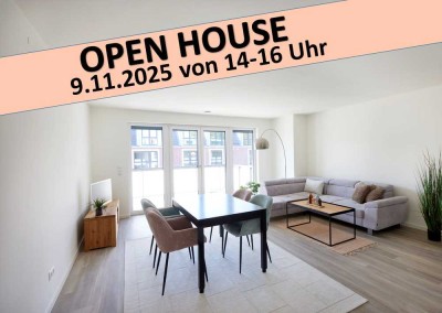 OpenHouse Sonntag 9.11.2025 von 14-16 Uhr | Ihr bezugsfertiges neues Zuhause mit Westbalkon
