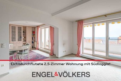 **NEUER PREIS**Hambacher Höhe: Lichtdurchflutete 2,5-Zimmer Wohnung mit Südloggia in Top-Lage!