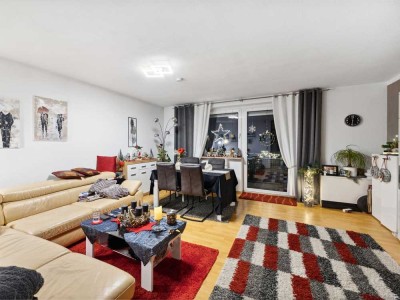 Vermietete 3-Zimmer-Erdgeschosswohnung mit ca. 83 m² und Balkon in Schwabach/Eichwasen