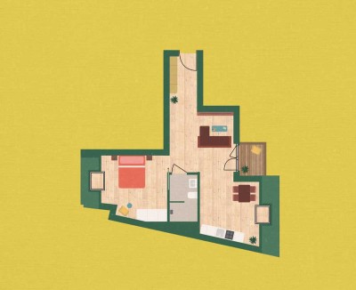 Charmante 2-Zimmer Wohnung in Berlin-Niederschönhausen (Pankow)