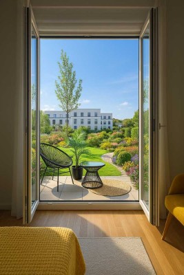 Exklusive Gartenwohnung in Feldrandlage / Neubau / inkl. TG-Stellplatz
