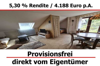 5,30 % Rendite - Möbliertes Apartment - Provisionsfrei - direkt vom Eigentümer