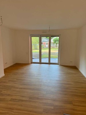 Neubau 2-Zimmer-Erdgeschosswohnung mit geh. Innenausstattung mit Terrasse und EBK in Münster