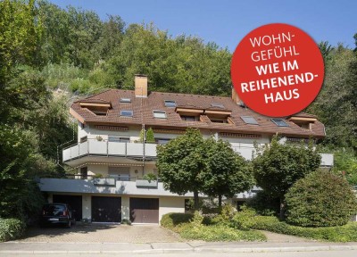 Beste Lage mit Traumblick - 6,5-Zi-Maisonette-Wohnung mit 2 BLK, Garage und Stellpl. in Waldkirch