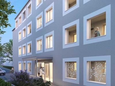 3-Zimmer-Wohnung im Neubauprojekt mit Balkon