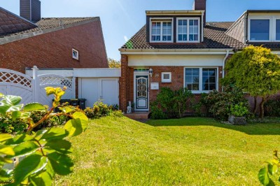 Große Doppelhaushälfte mit Garage und Südgarten im Süden von Westerland