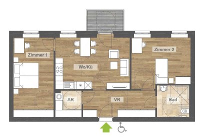 Gemütliche, moderne & barrierefreie Wohnung