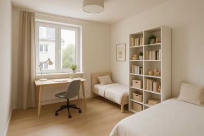 Exklusive 4-Zimmer-Wohnung in Frankfurt-Harheim +Garten+Küche!