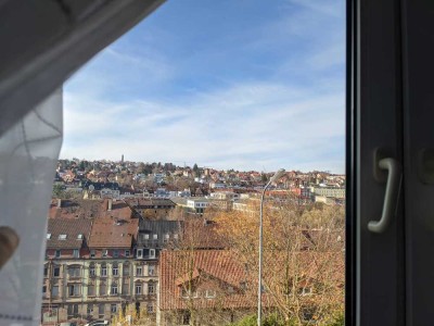 Blick über Pforzheim mit zwei Zimmern, Terrasse und EBK