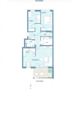 Gepflegte 3-Raum-Wohnung mit Balkon, Einbauküche in Kehl-Zentrum