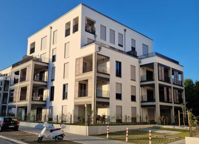 Erstbezug: Stilvolle 2-Zimmer-Wohnung mit Dachterrasse und gehobener Innenausstattung