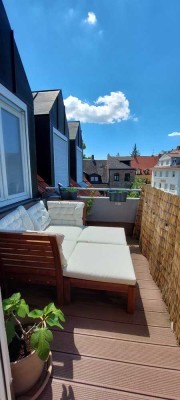 Helle, lichtdurchflutete 2,5-Zimmer-Maisonette Wohnung mit Balkon, 61qm, Fürth Dambach zu vermieten