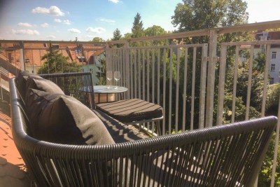 voll möblierte 3-Zimmer Maisonette mit Balkon Nähe Geidorfplatz!