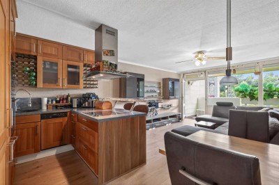 Großzügige 2-Zimmer-Wohnung mit zwei Balkons und Tiefgaragenstellplatz