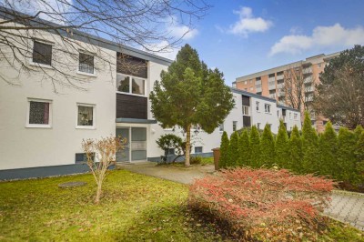 Charmante 2-ZKB Erdgeschosswohnung mit eigenem Gartenanteil in Augsburg-Hammerschmiede. Sofort frei!