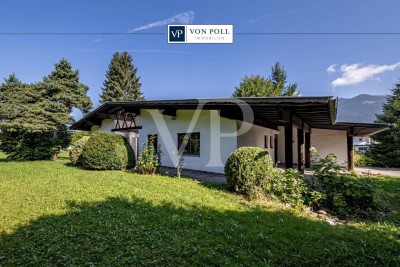 Zentral gelegener Bungalow mit großem Garten und überdachter Terrasse