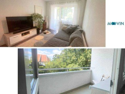 Helle 2-Zimmer-Wohnung mit großzügigem Balkon und Tageslichtbad