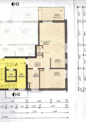 Exklusive 2-Zimmer-Wohnung mit gehobener Innenausstattung mit Balkon und Einbauküche in Denkingen