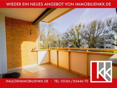 Sonnige Familienwohnung in Detmerode mit drei Schlafzimmern und großem Balkon