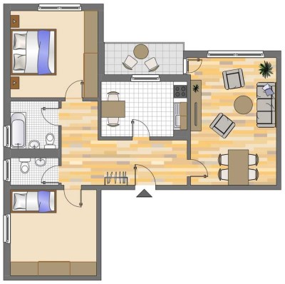 Geräumige 3-Zimmer-Wohnung in Ratingen West!