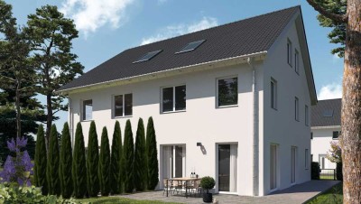 Erstbezug: Ansprechende 5-Raum-Doppelhaushälfte mit gehobener Innenausstattung in Edling