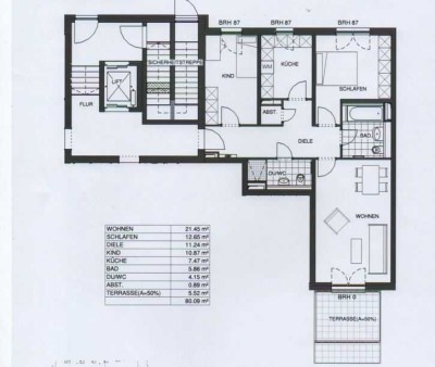 Geschmackvolle 3-Raum-Wohnung mit Balkon und EBK in Teltow