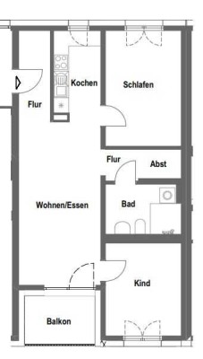 3 Zimmer - Wohnberechtigungsschien EK-Stufe 3 unabdingbar!