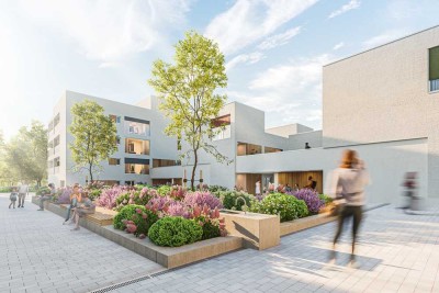 **NEUBAU** E.1.37 - 3-Zimmer Maisonettewohnung mit Pergola & Terrasse