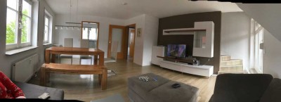 Möblierte 2-Zimmer-Maisonette-Wohnung über den Dächern von Besigheim