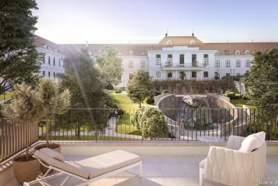 Residieren im Schlosspark! 3 Zimmer Penthouse mit 2 Bädern!