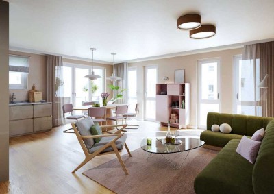 Neubau - KFW 40 (QNG) / 3 Zimmer mit optimaler Südwestausrichtung!