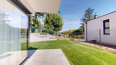 Exklusive Doppelhaushälften mit Traum-Ausblick auf die Burg Liechtenstein – schlüsselfertig mit Terrasse, Garten &amp; Balkon! 4–5 Zimmer für höchste Wohnansprüche!