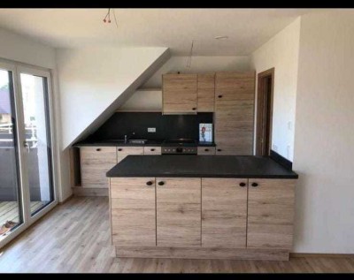 Exklusive 3-Raum-Dachgeschosswohnung mit Balkon und EBK in Bad Saulgau