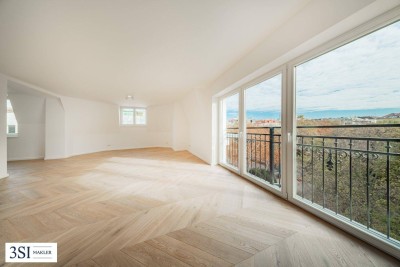 Luxus-Dachgeschoss-Wohnung in exklusiver Lage – 172 m² mit Dachterrasse und Panoramablick über Wien