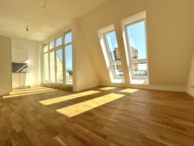 Exquisites Stadtloft - Stilvolles 1 Zimmer Penthouse - Erstbezug