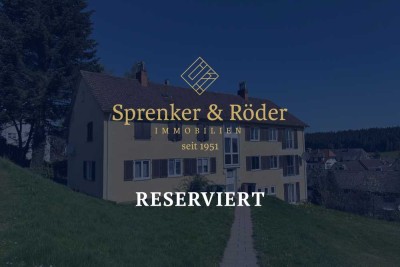 Vier Mehrfamilienhäuser im Schwarzwald auf einem großen Flurstück zur Entwicklung
