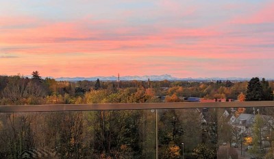 Einzigartiges Bergblickpanorama im Münchener Westen